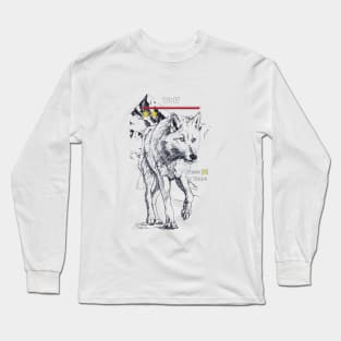 Valheim Wolf Long Sleeve T-Shirt